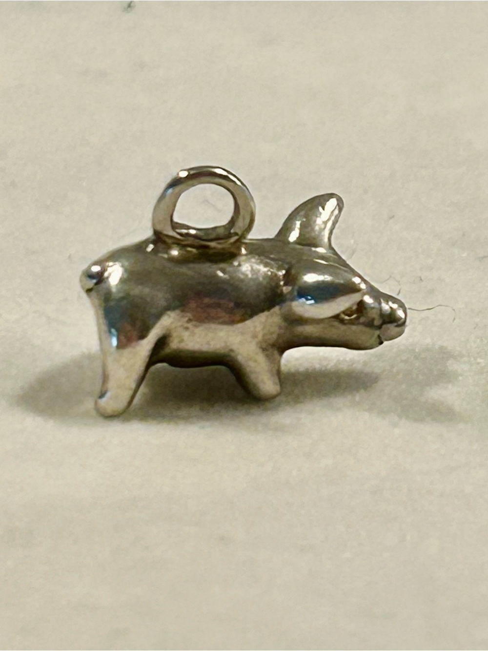 Sterling Silver Pig Charm